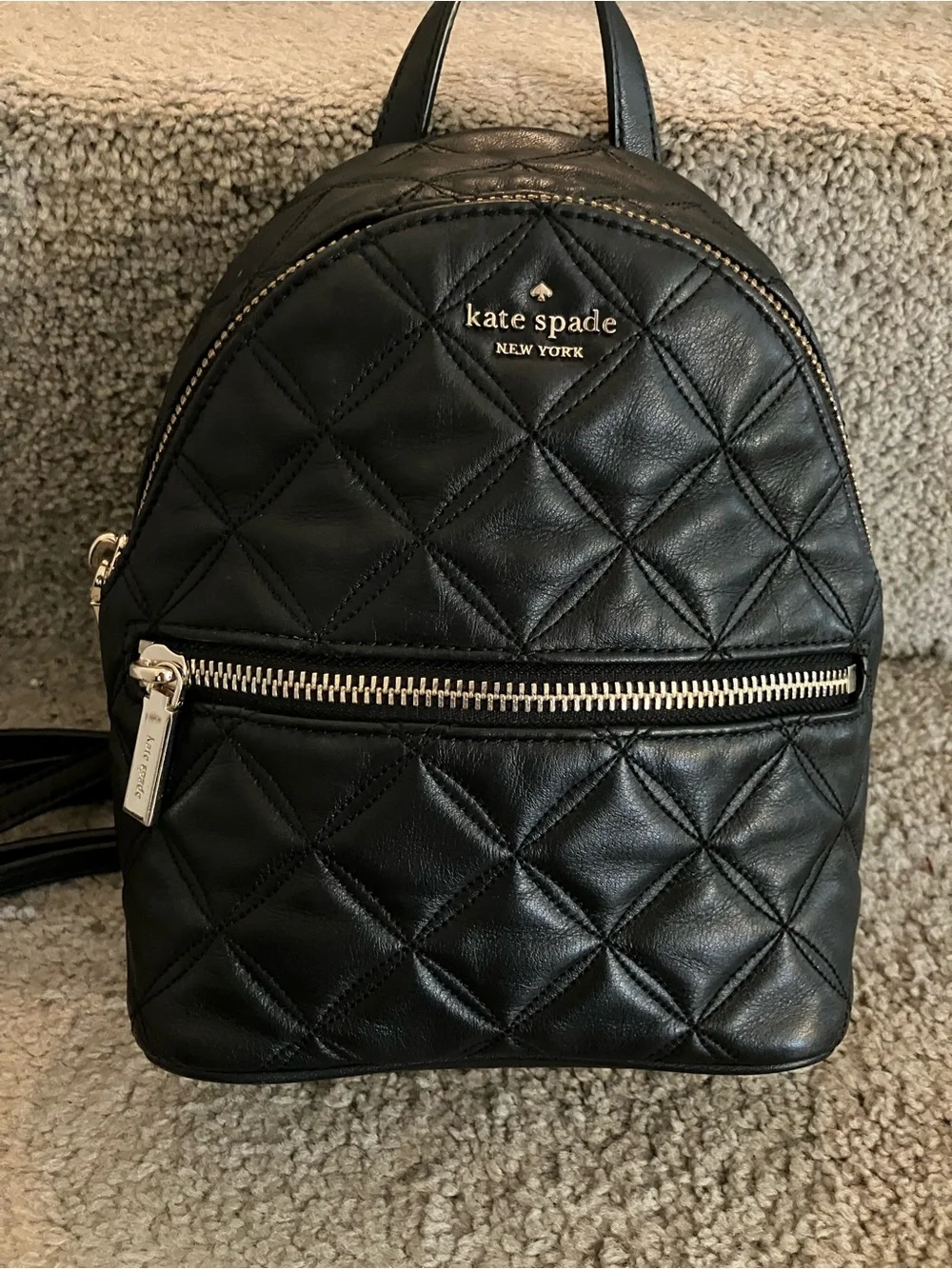 USED ONCE!LIKE BRAND NEW! KATE SPADE NEW YORK NATALIA MINI CONVERTIBLE BACKPACK